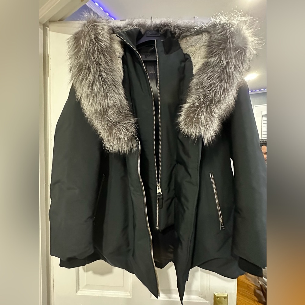 Womens Black Akiva Mackage Jacket , Size XXL